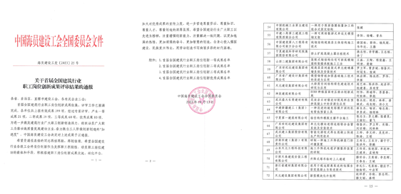 ?喜訊 | 寧夏一建創(chuàng)新成果榮獲首屆全國建筑行業(yè)職工崗位創(chuàng)新優(yōu)秀成果